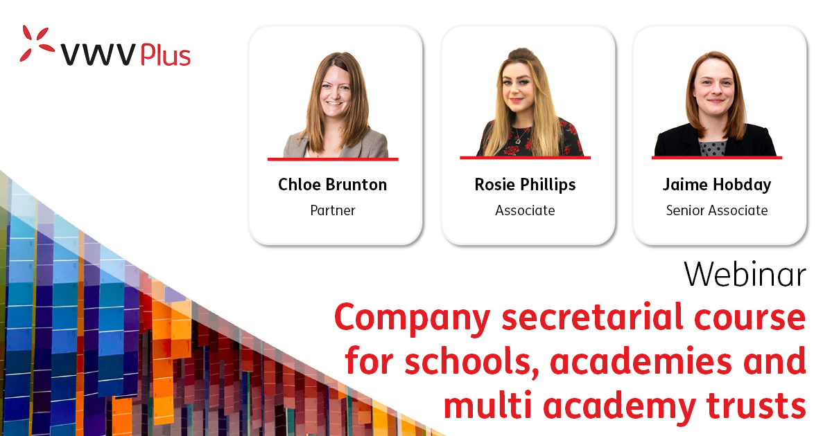 Company secretarial course for schools, academies & MATs