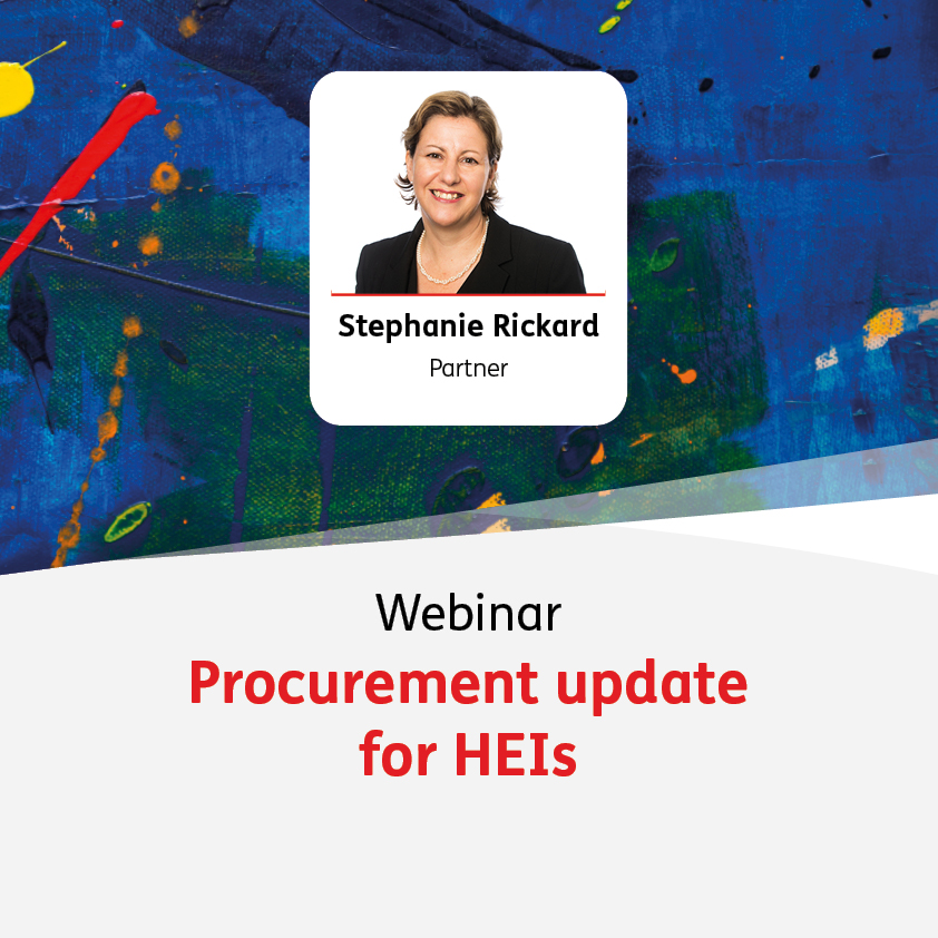 Procurement update for HEIs - 26 April