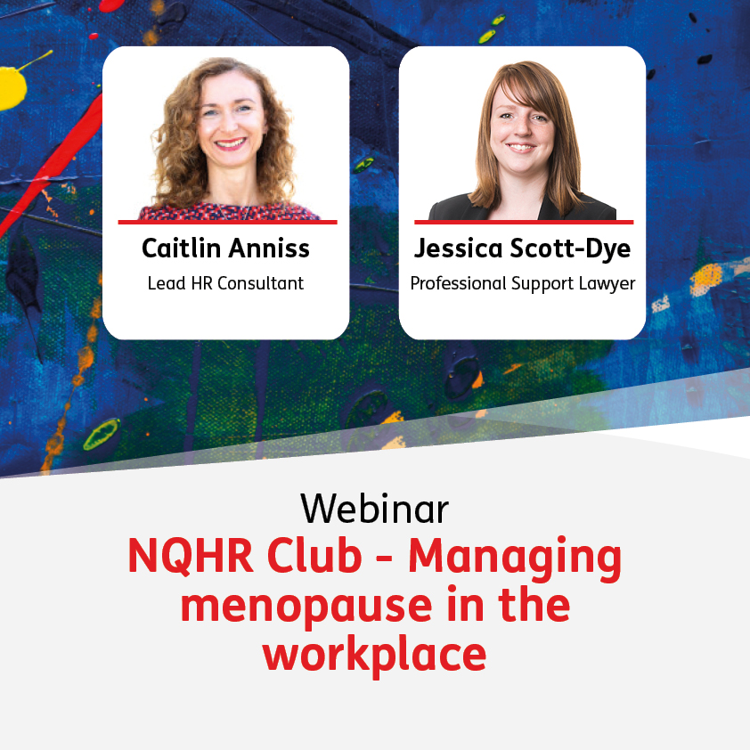 Managing menopause in the workplace - 14 September