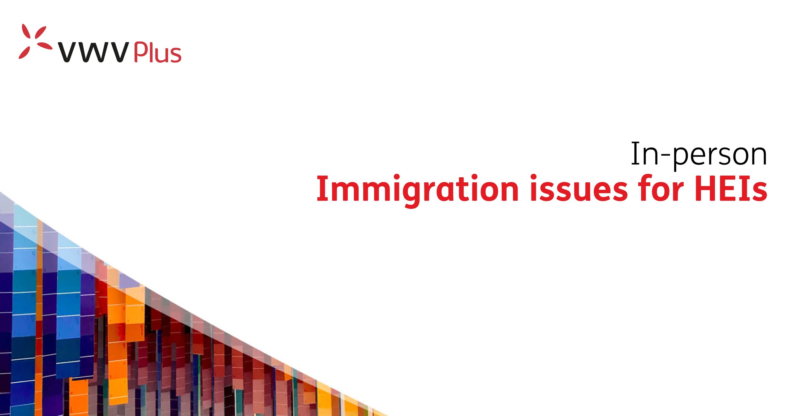 Immigration issues for HEIs - 13 March